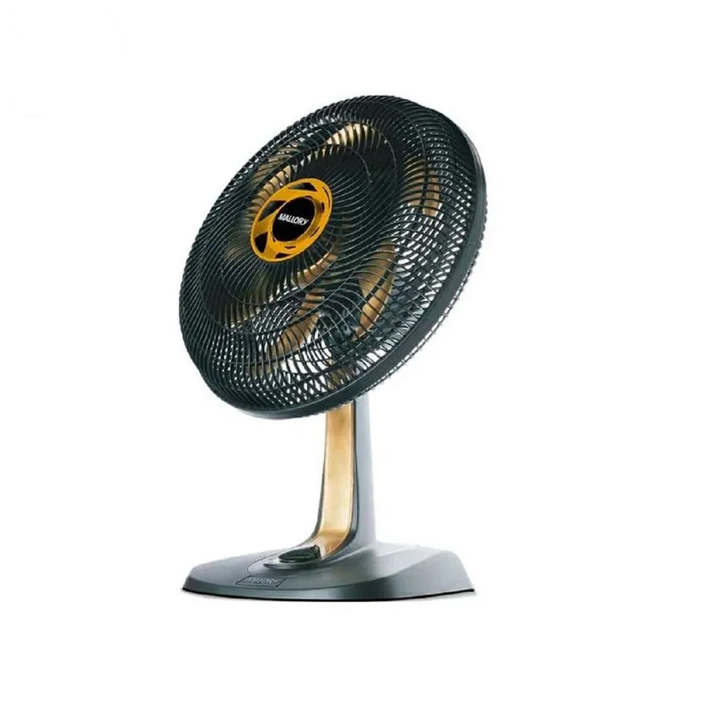 Ventilador de mesa 40cm Mallory TS40+ Preto e Dourado – 220 Volts - Image 3