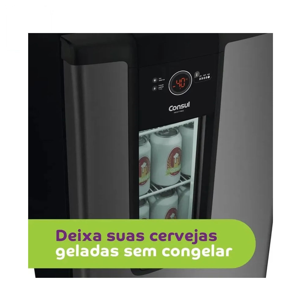 Cervejeira Consul 82 Litros Titanium CZD12AT - 220 Volts - Image 7