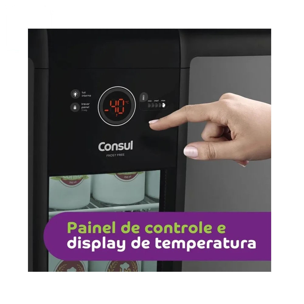 Cervejeira Consul 82 Litros Titanium CZD12AT - 220 Volts - Image 8