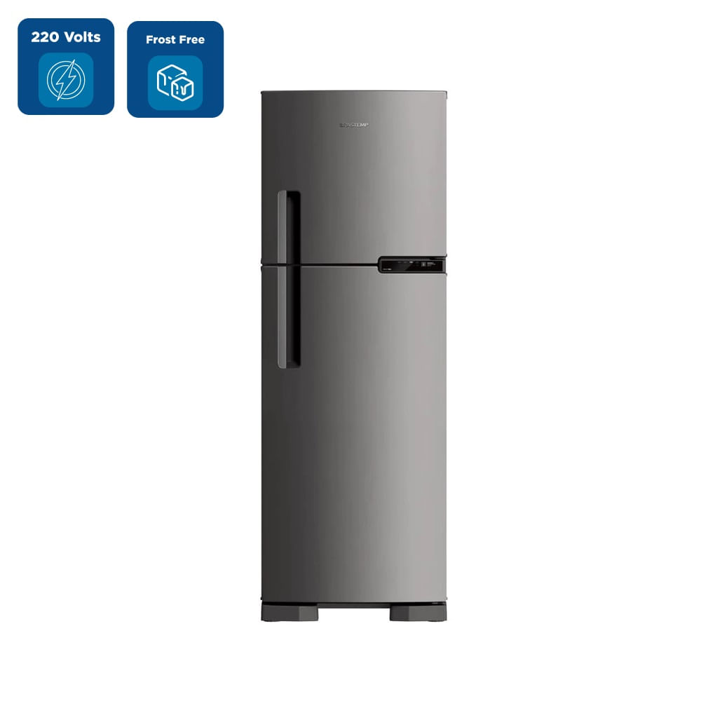 Refrigerador Brastemp Frost Free 375 Litros Duplex com Compartimento Extrafrio Inox BRM44HK - 220 Volts - Image 2