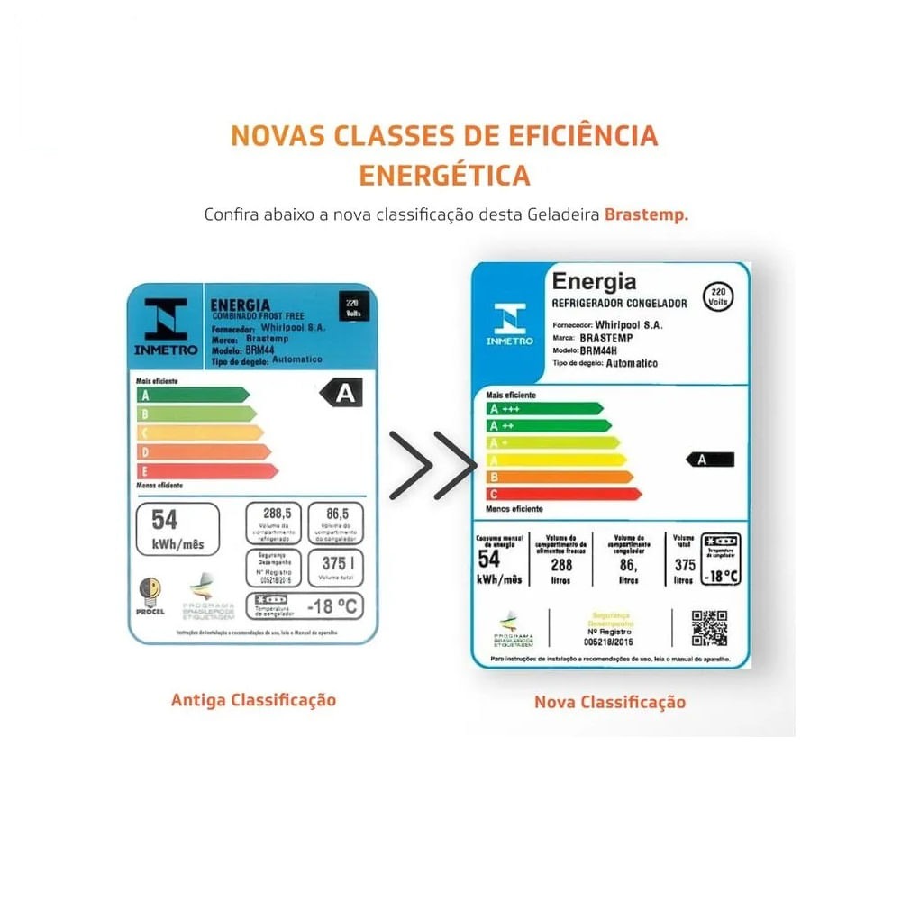 Refrigerador Brastemp Frost Free 375 Litros Duplex com Compartimento Extrafrio Inox BRM44HK - 220 Volts - Image 8