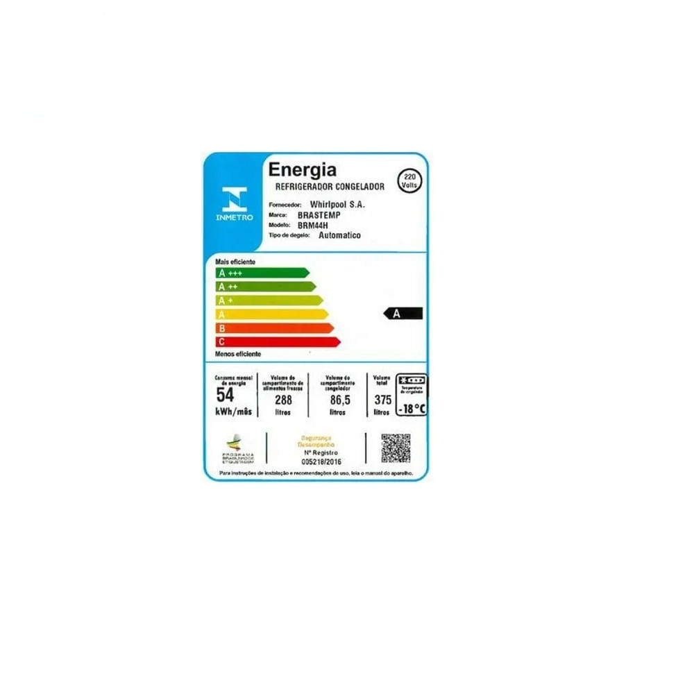Refrigerador Brastemp Frost Free 375 Litros Duplex com Compartimento Extrafrio Inox BRM44HK - 220 Volts - Image 7