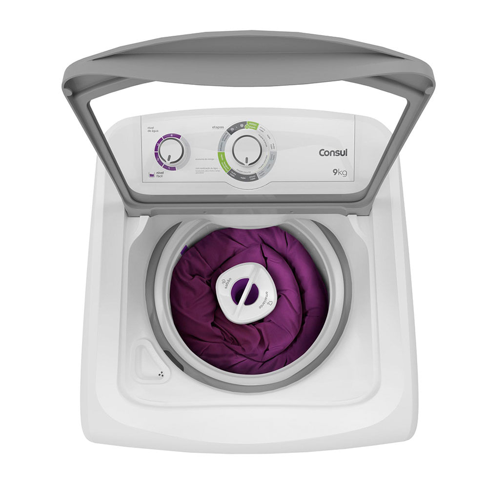 Lavadora de Roupas Consul 9Kg CWB09AB – 220 Volts - Image 3