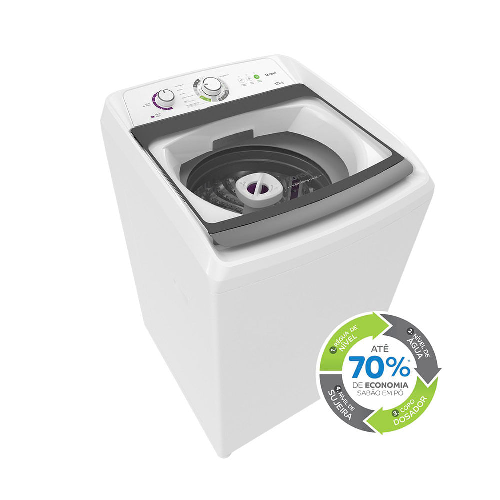 Lavadora de Roupas Consul 12Kg CWH12AB – 220 Volts - Image 2