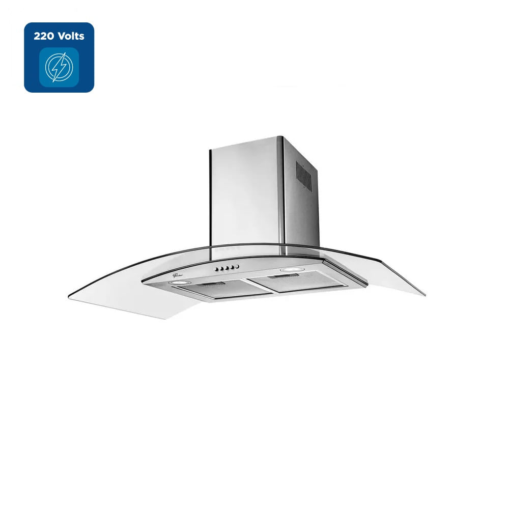 Coifa de Parede Fischer Talent CTF090 90 cm Vidro - 220 Volts - Image 2