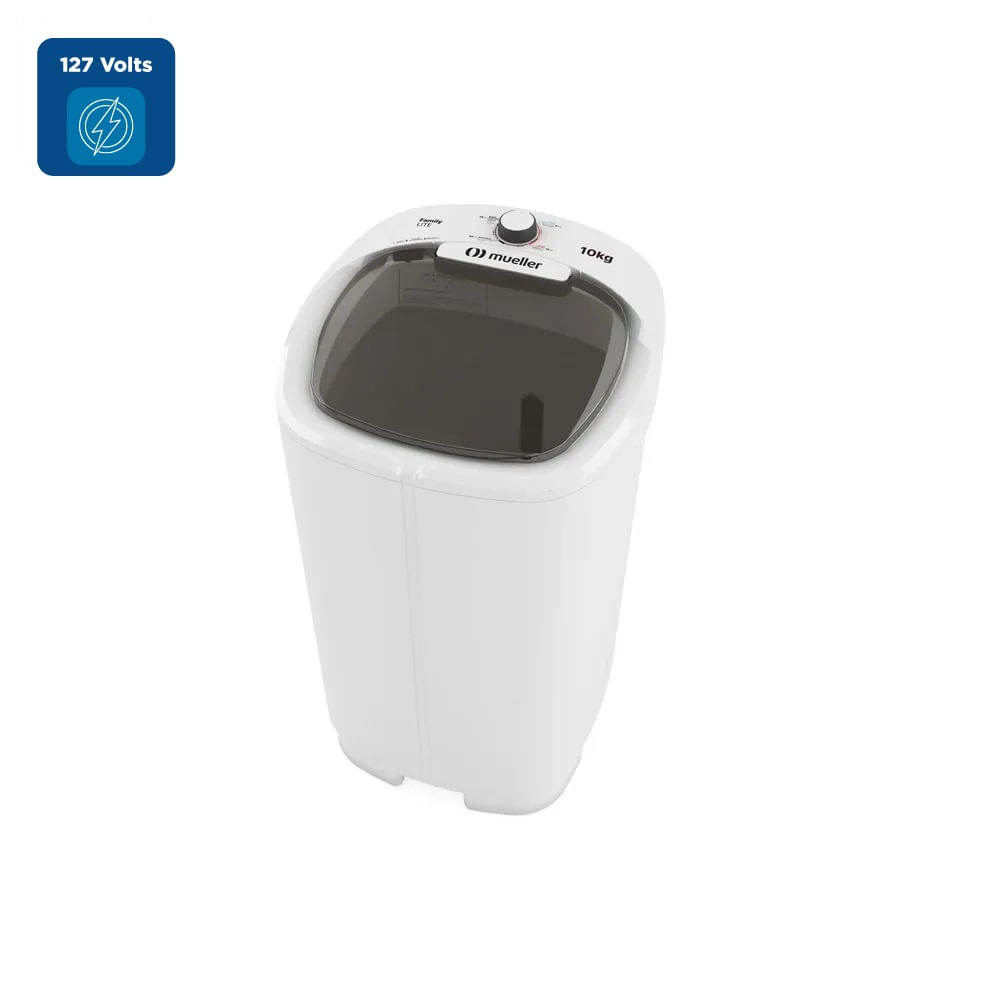 Lavadora de Roupas Semiautomática Mueller Family Lite 10 Kg Branca – 127 Volts - Image 2