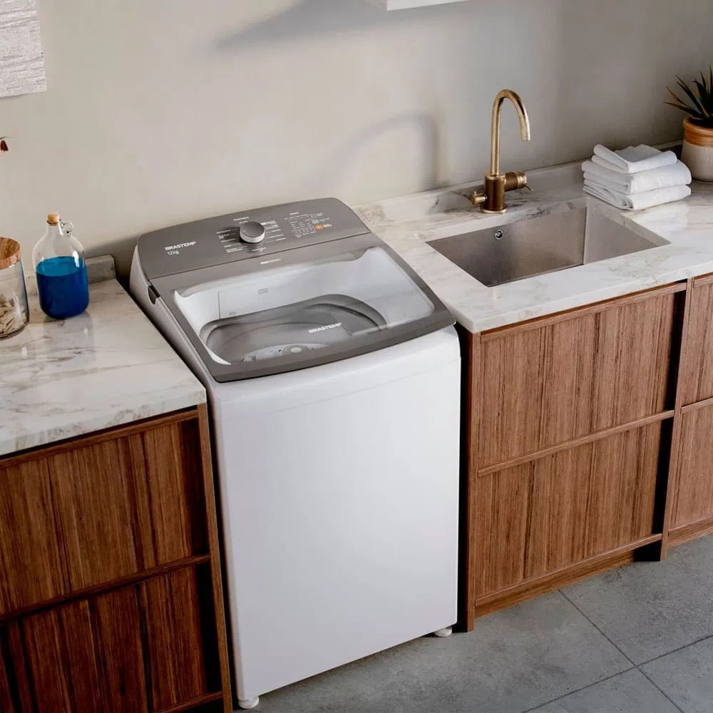 Lavadora de Roupas Brastemp 12Kg Branca BWK12AB – 127 Volts - Image 6