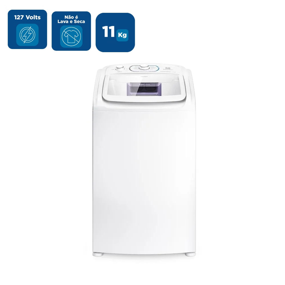 Lavadora de Roupas Electrolux 11Kg Essencial Care Branca LES11 – 127 Volts - Image 2