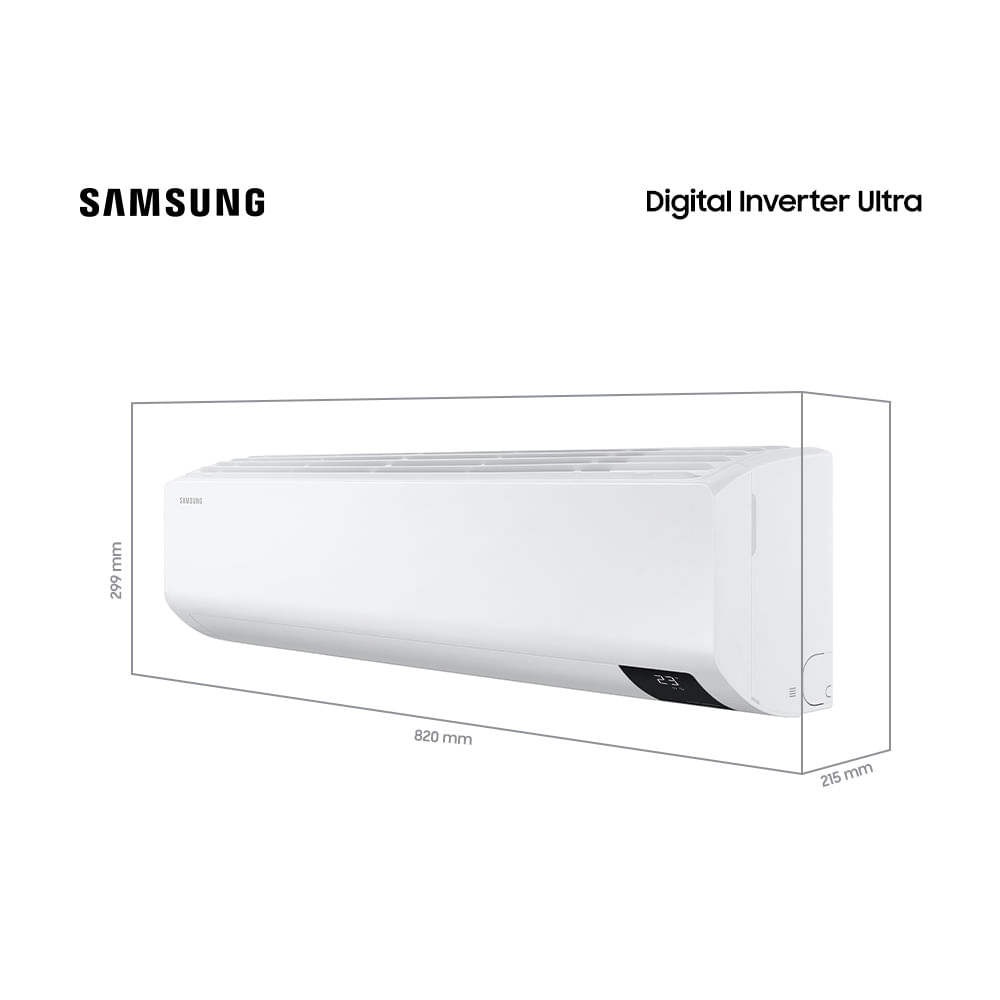 Ar Condicionado Split Hi Wall Inverter Samsung Digital Ultra 9000 BTU/h Frio AR09TVHZDWKNAZ – 220 Volts - Image 6