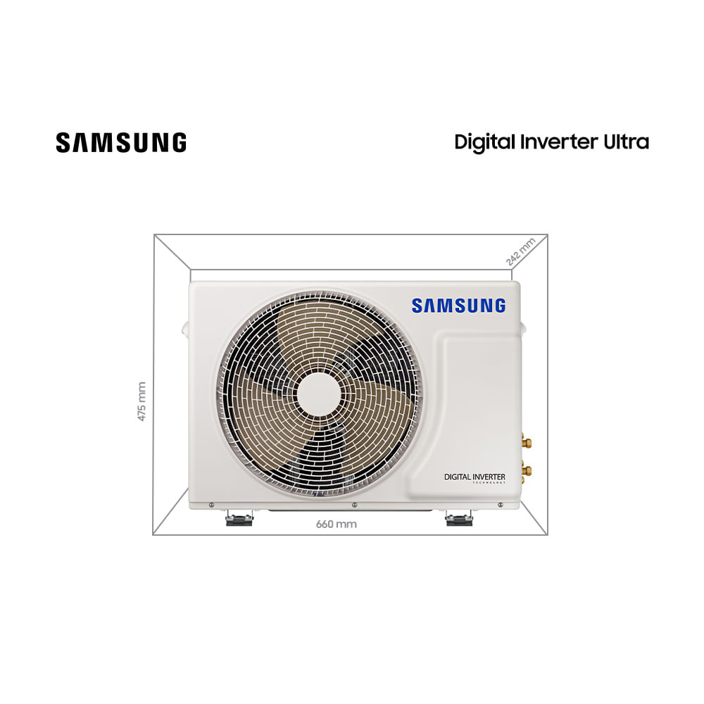 Ar Condicionado Split Hi Wall Inverter Samsung Digital Ultra 9000 BTU/h Frio AR09TVHZDWKNAZ – 220 Volts - Image 7