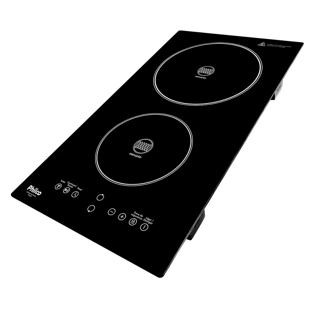 Cooktop de Indução Philco 2 Bocas 9 Potências Preto PCT02P – 220 Volts - Image 3