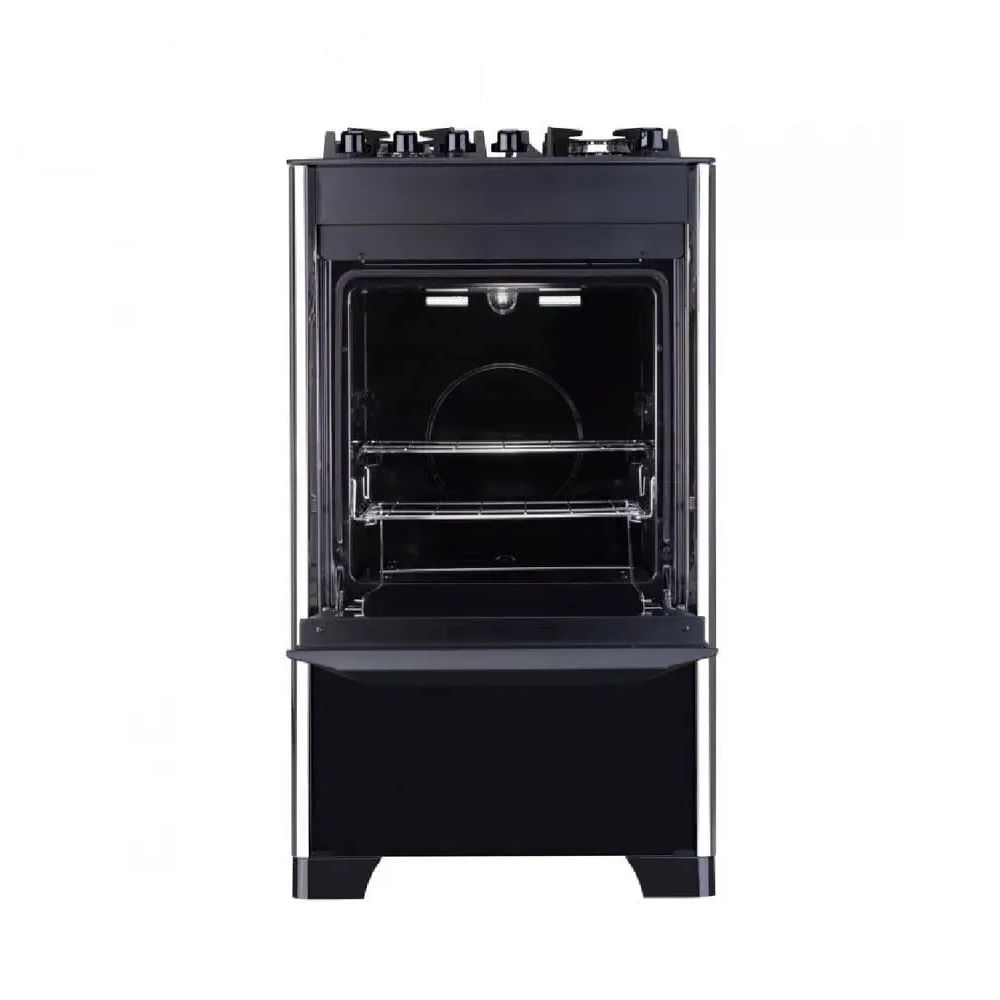 Fogão de Piso Dako 4 Bocas Magister com Mesa de Vidro Preto – Bivolt - Image 4