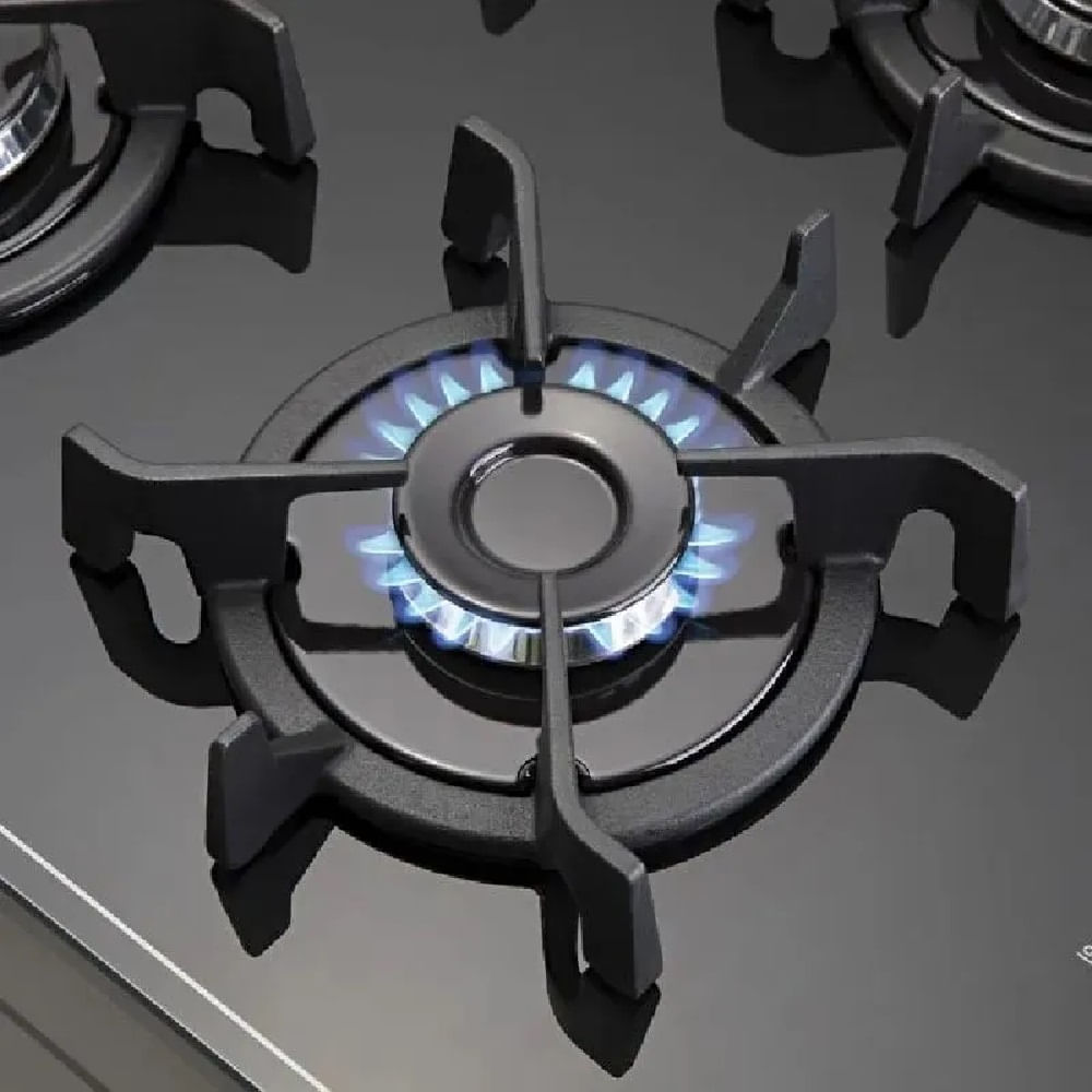 Fogão de Piso Dako 4 Bocas Magister com Mesa de Vidro Preto – Bivolt - Image 6