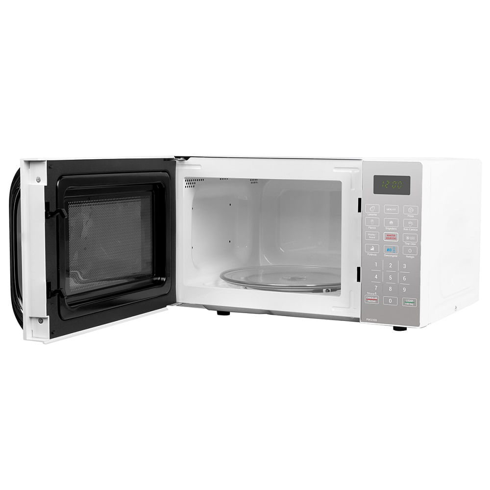 Micro-ondas Philco 20 Litros com Revestimento Limpa Fácil Porta Espelhada Branco PMO23EB – 127 Volts - Image 8