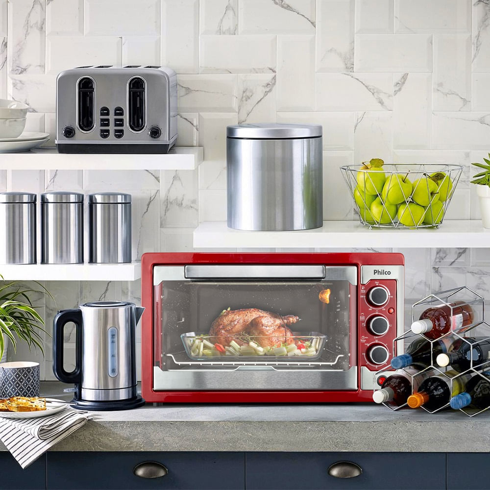 Forno Elétrico Philco 46 Litros Vermelho PFE46V – 127 Volts - Image 11
