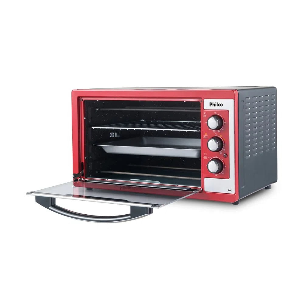 Forno Elétrico Philco 46 Litros Vermelho PFE46V – 127 Volts - Image 3