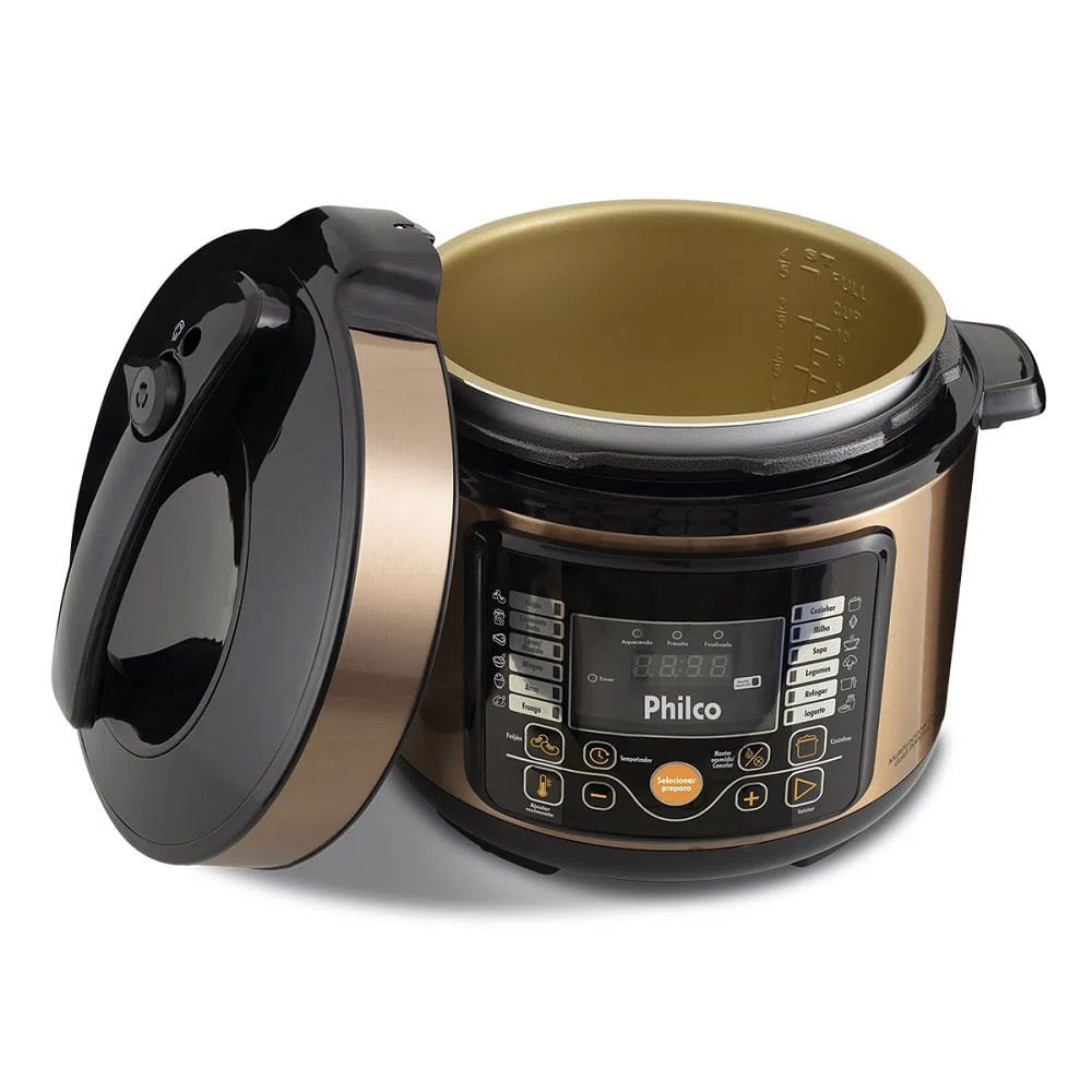 Panela de Pressão Philco 5 Litros Multifuncional Digital Gold Dourada PPP05G – 127 Volts - Image 4