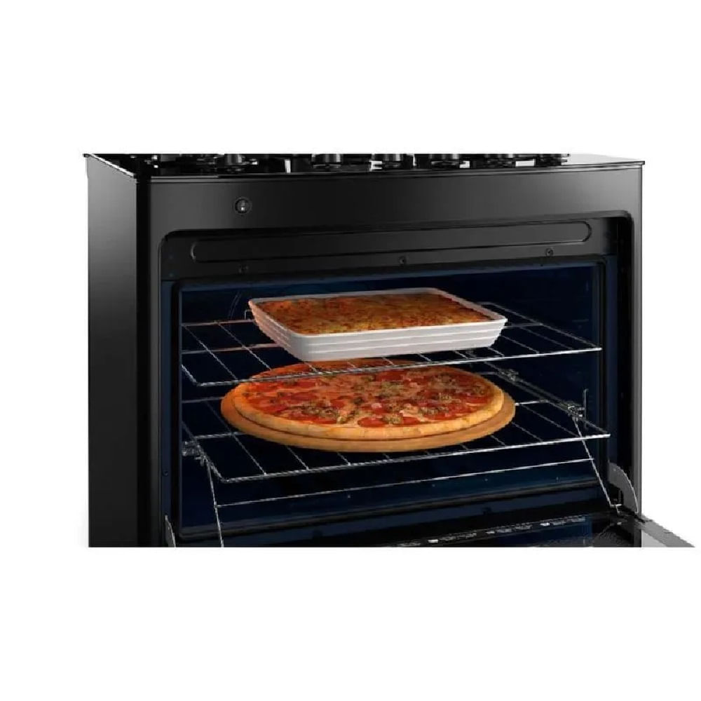 Fogão de Piso Consul 5 Bocas com Mesa de Vidro e Grades Individuais de Ferro Fundido Preto CFS5VAE – Bivolt - Image 5