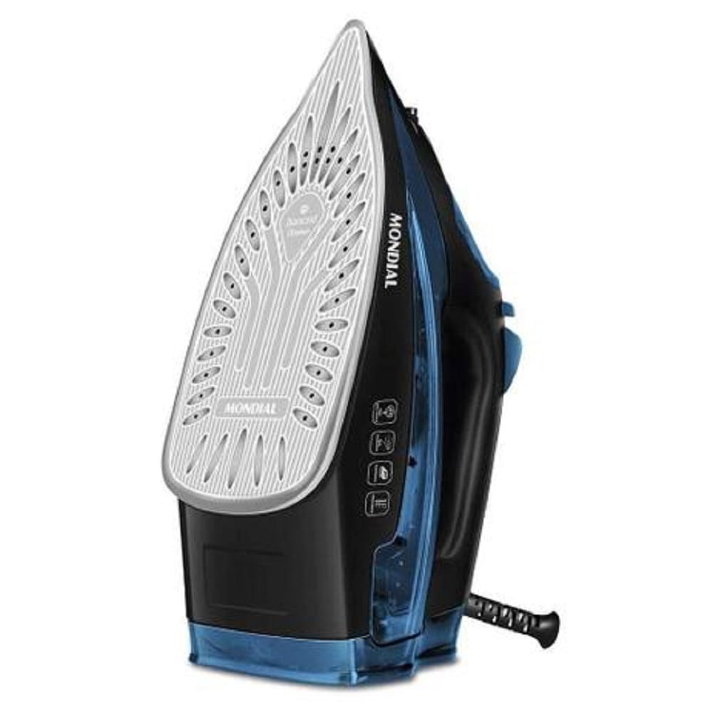 Ferro a Vapor Mondial 1200W Preto e Azul F-53 - 127 Volts - Image 4