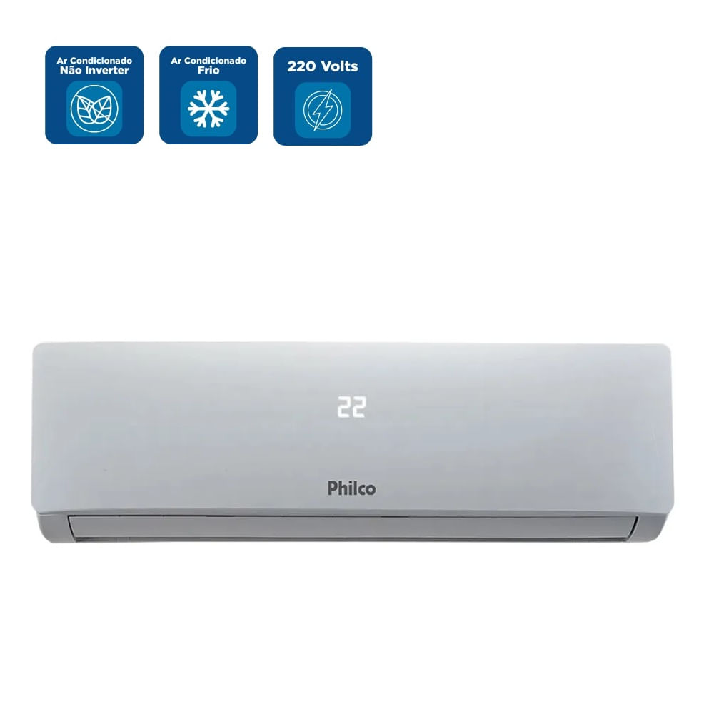 Ar Condicionado Split Hi Wall Philco 12000 BTU/h Frio PAC12000TFM12 – 220 Volts - Image 2