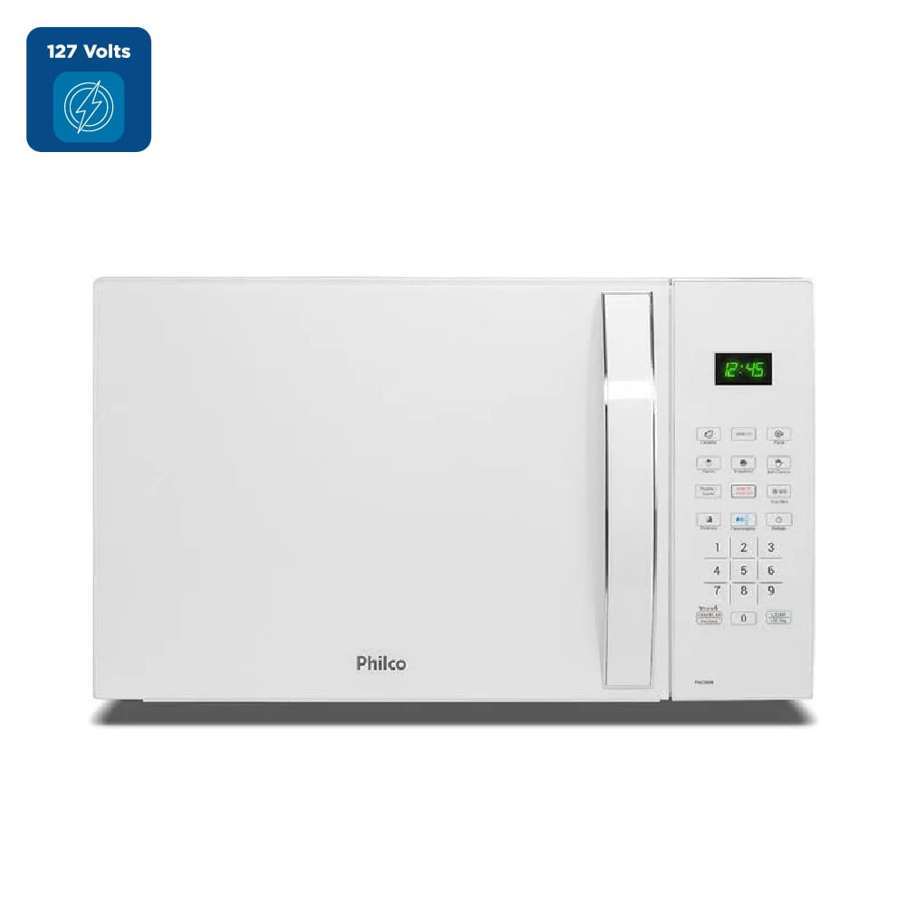 Micro-ondas Philco 34 Litros Limpa Fácil e Tira Odor Branco PMO34BB- 127 Volts - Image 2