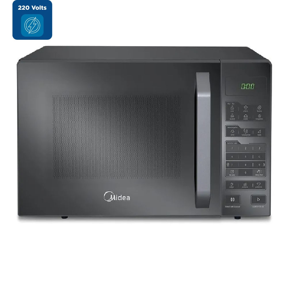 Micro-ondas Midea 27 Litros Prata Espelhado MXSA27S2 – 220 Volts - Image 2