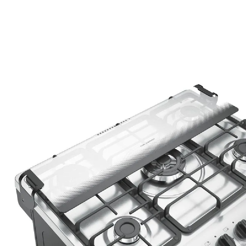 Fogão de Piso Mueller 5 bocas Preto Fosco Decorato Gourmet - Bivolt - Image 8