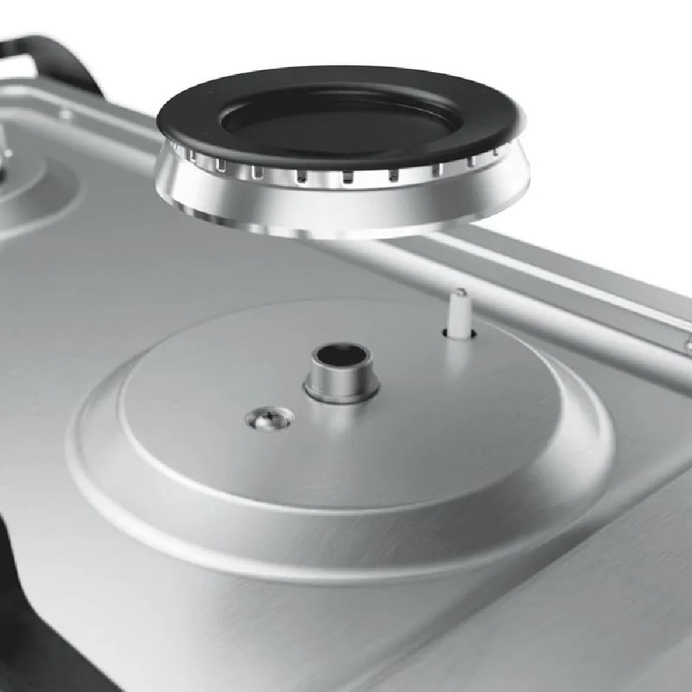 Fogão de Piso Mueller 5 bocas Preto Fosco Decorato Gourmet - Bivolt - Image 7