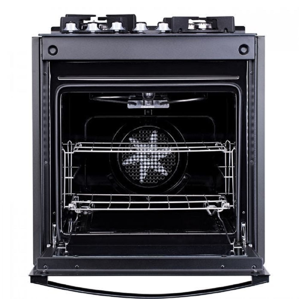 Fogão de Embutir Dako 4 Bocas Turbo Glass Preto - Bivolt - Image 2