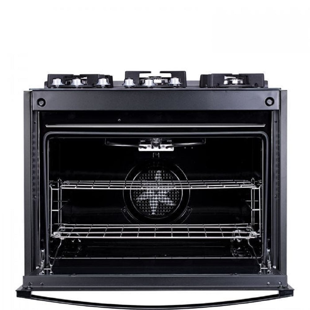 Fogão de Embutir Dako 5 Bocas Turbo Glass Preto - Bivolt - Image 3