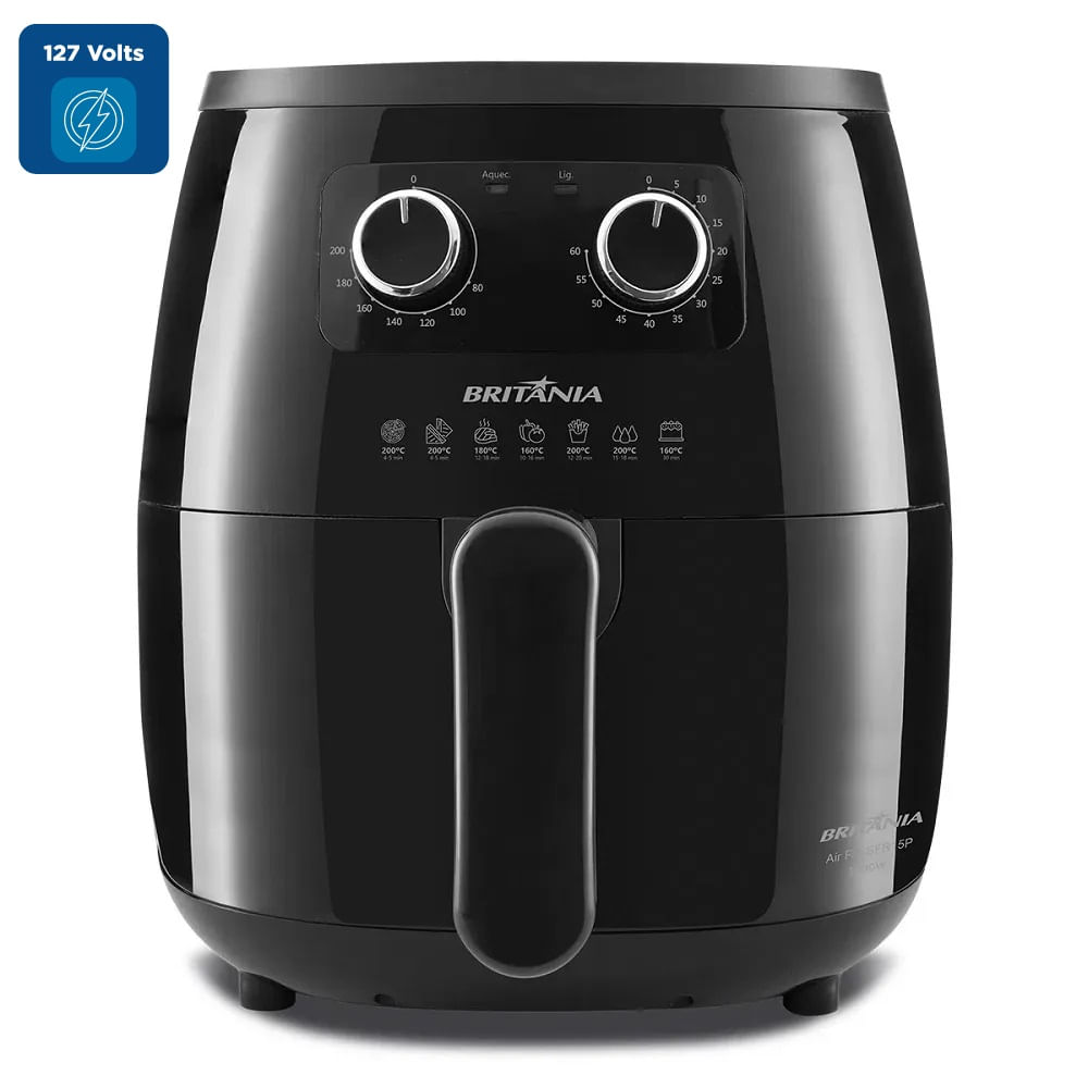 Fritadeira Britânia Air Fry 6 Litros Preta BFR15P – 127 Volts - Image 2