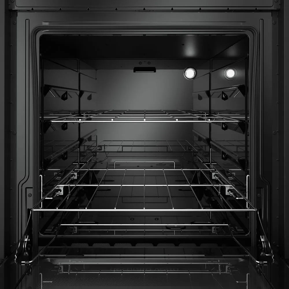 Fogão de Piso Mueller 4 Bocas Decorato Vetro Inox – Bivolt - Image 6