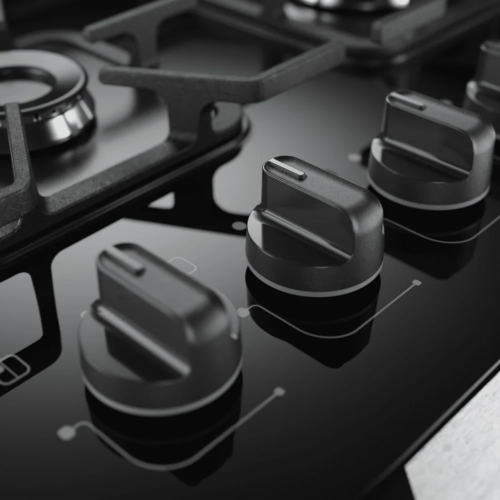 Fogão de Piso Mueller 4 Bocas Decorato Vetro Inox – Bivolt - Image 12