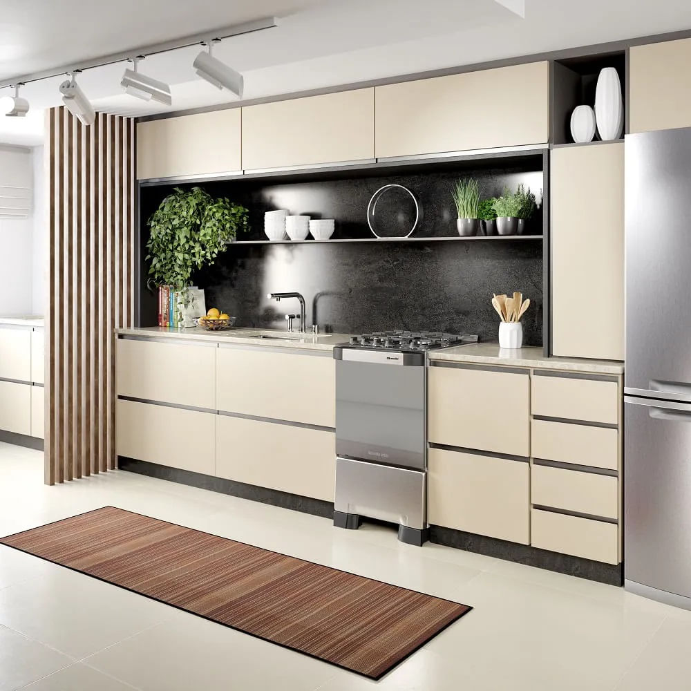 Fogão de Piso Mueller 4 Bocas Decorato Vetro Inox – Bivolt - Image 15