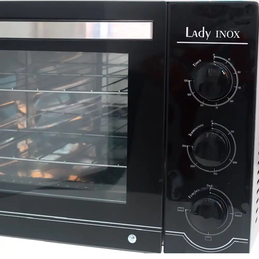 Forno Elétrico Safanelli 45 Litros Lady Com Migalheiro Inox FLP127 – 127 Volts - Image 5