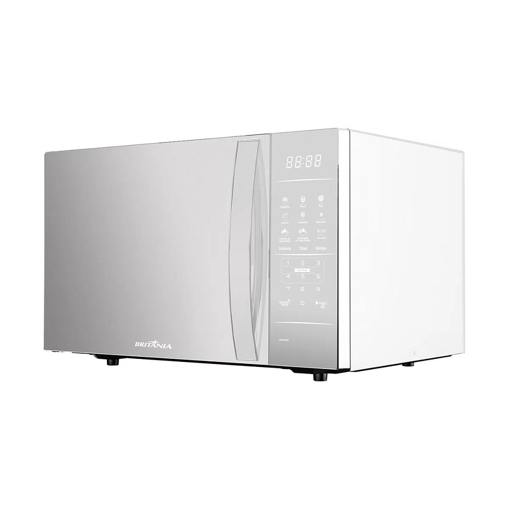 Micro-ondas Britânia 34 litros Porta Espelhada Branco BMO34EB - 127 Volts - Image 2