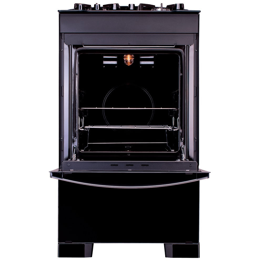 Fogão de Piso Dako 4 Bocas Diplomata Preto - Bivolt - Image 5