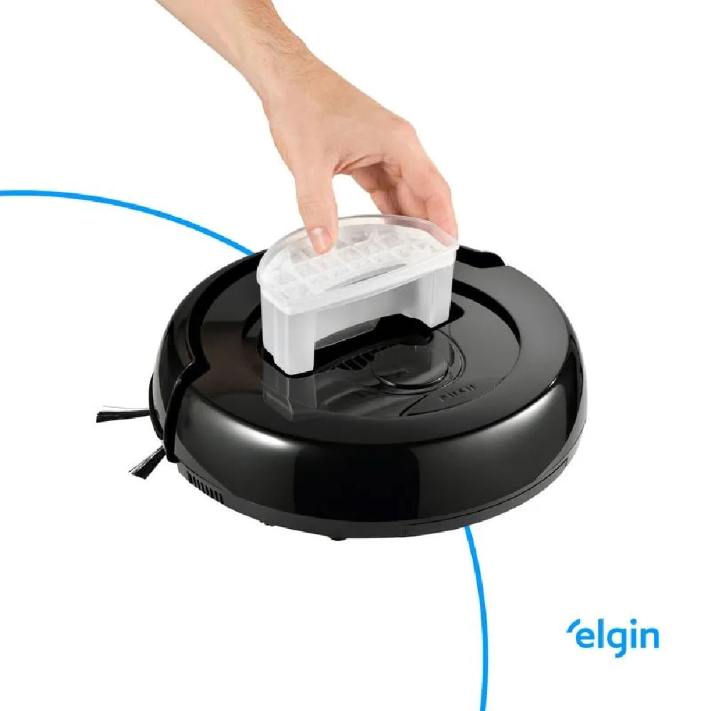Robô Aspirador de Pó Elgin 3 em 1 Evo Preto - Bivolt - Image 7