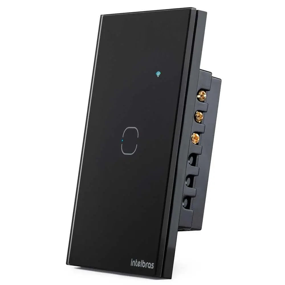 Interruptor Smart Intelbras Wi-Fi Touch Preto EWS 1001 - Bivolt - Image 2