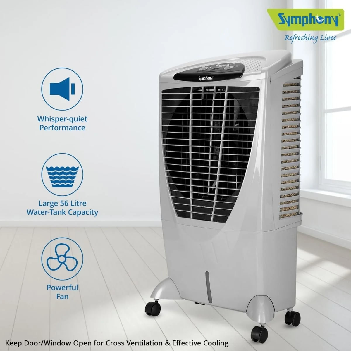 Climatizador de Ar Symphony 80 Litros Whinter 80XL Cinza - 127 Volts - Image 6