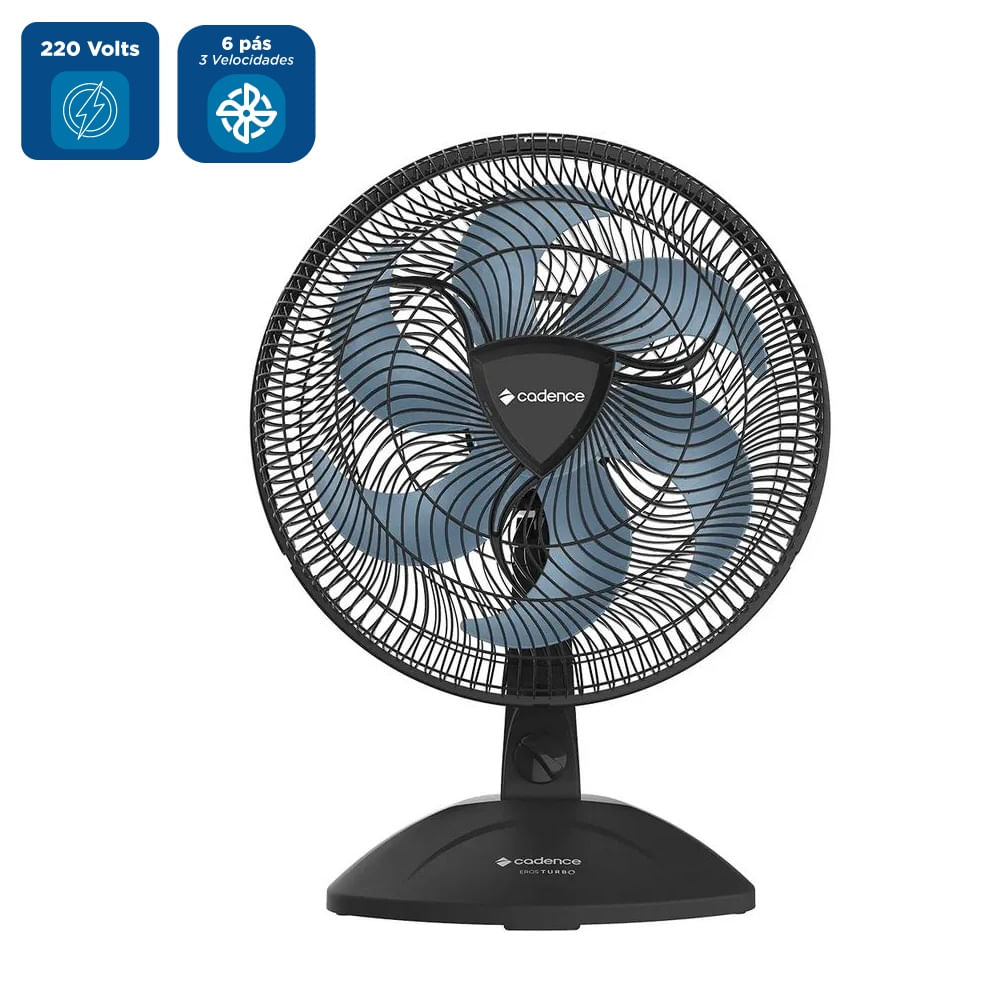 Ventilador Cadence Preto VTR409 - 220 Volts - Image 2