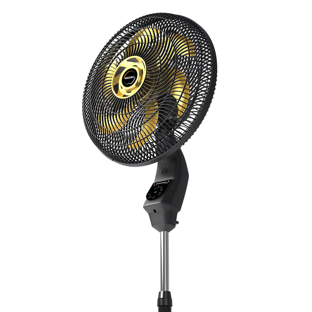 Ventilador De Coluna Mallory Chronos Preto E Dourado 40cm – 220 Volts - Image 4