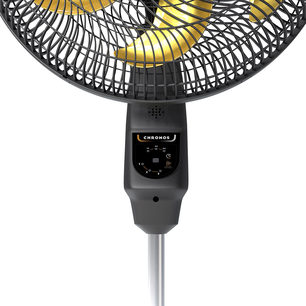Ventilador De Coluna Mallory Chronos Preto E Dourado 40cm – 220 Volts - Image 6