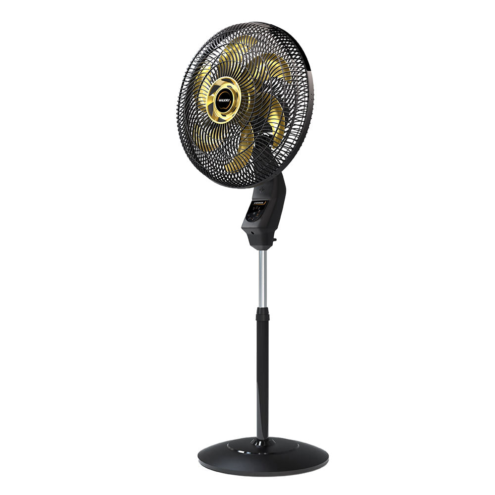 Ventilador De Coluna Mallory Chronos Preto E Dourado 40cm – 220 Volts - Image 5