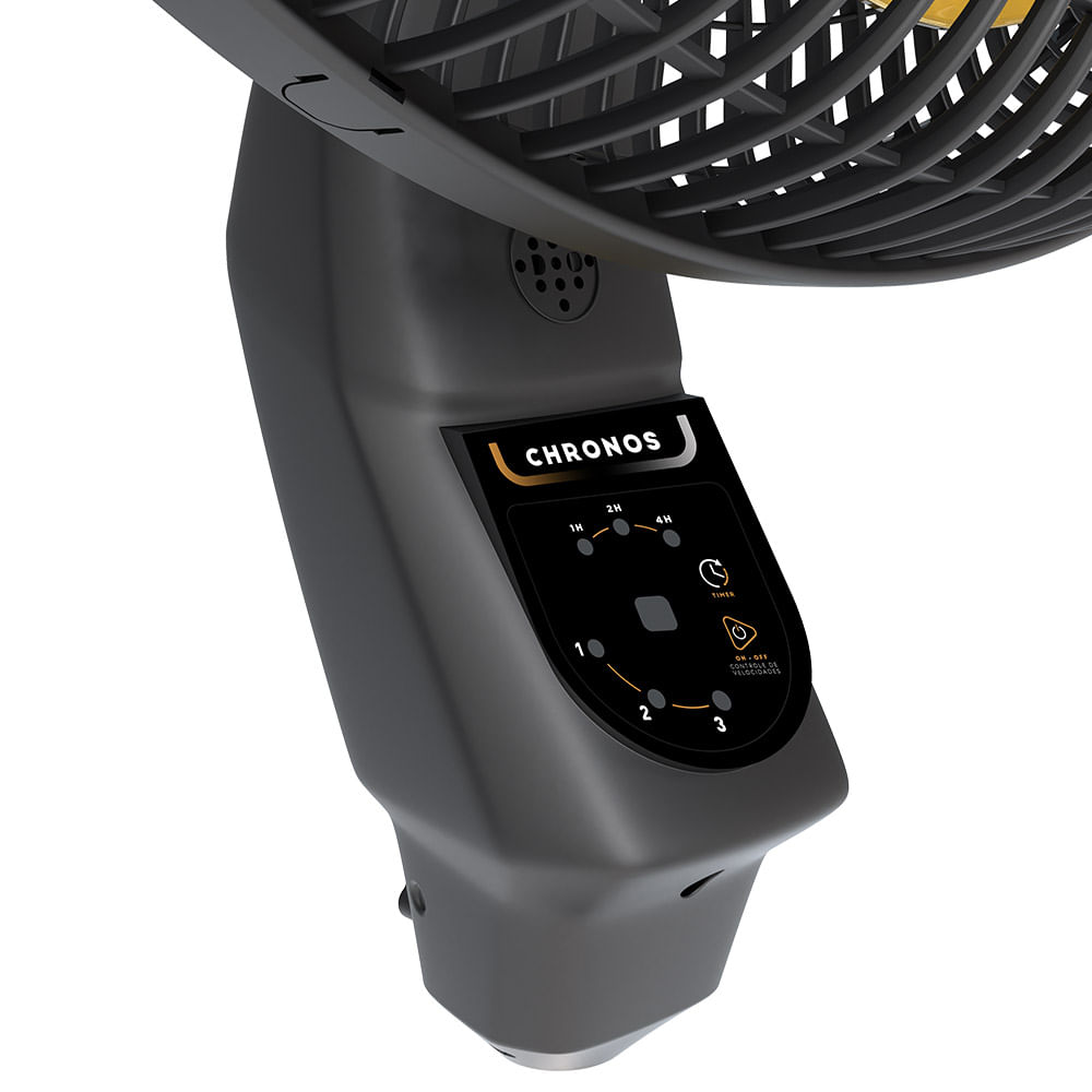 Ventilador De Coluna Mallory Chronos Preto E Dourado 40cm – 220 Volts - Image 8