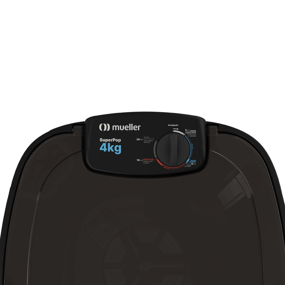 Lavadora De Roupas Mueller 4kg SuperPop Preto – 220 Volts - Image 5