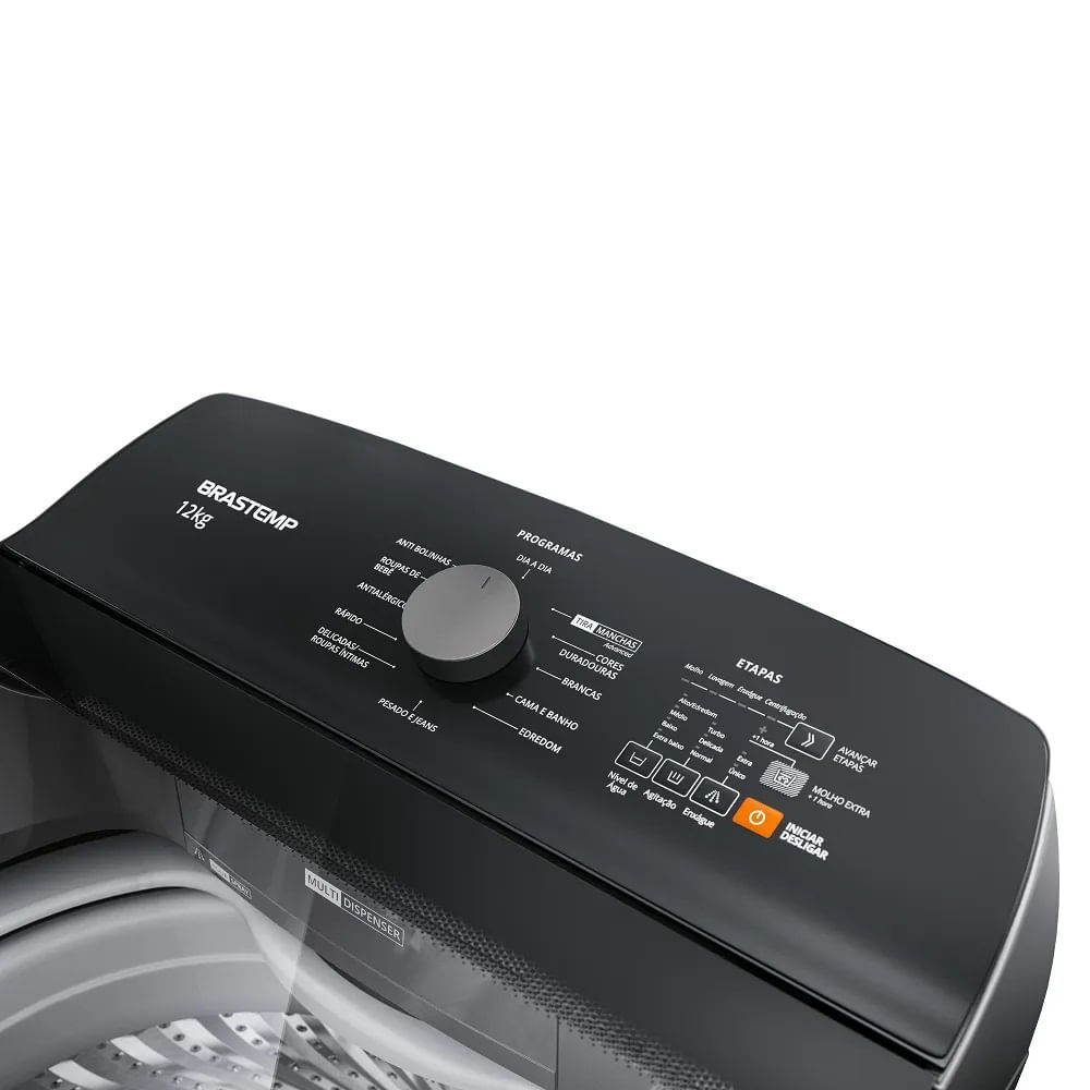 Lavadora de Roupas Brastemp 12Kg com Ciclo Tira Manchas Advanced e Ciclo Antibolinha Cinza Platinum BWK12B9 – 220 Volts - Image 6