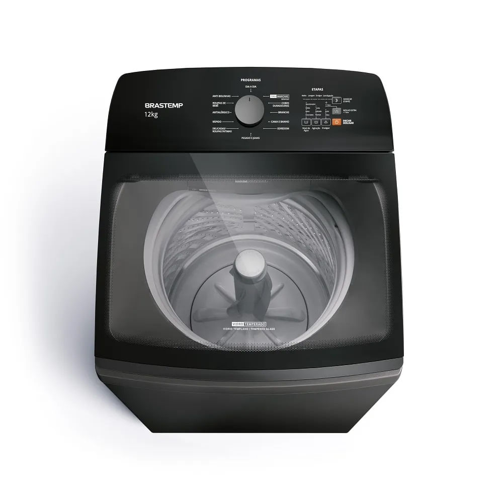 Lavadora de Roupas Brastemp 12Kg com Ciclo Tira Manchas Advanced e Ciclo Antibolinha Cinza Platinum BWK12B9 – 220 Volts - Image 4