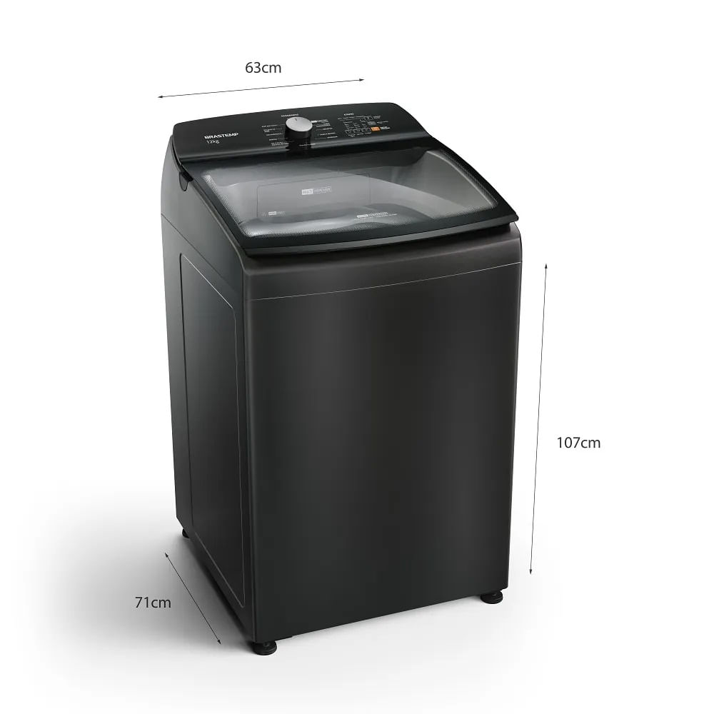 Lavadora de Roupas Brastemp 12Kg com Ciclo Tira Manchas Advanced e Ciclo Antibolinha Cinza Platinum BWK12B9 – 220 Volts - Image 5