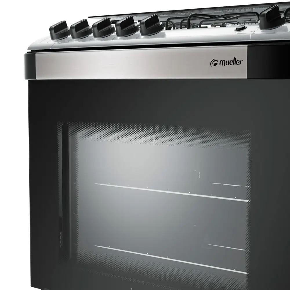 Fogão de Piso Mueller 5 Bocas Decorato com Tripla Chama Branco G3 - Bivolt - Image 8